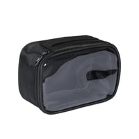 هارتس شنطة مكياج شفافة سوداء عملية-مقاس s