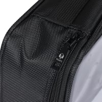 هارتس شنطة مكياج شفافة سوداء عملية-مقاس m