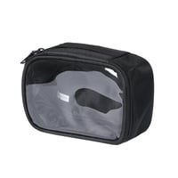 هارتس شنطة مكياج شفافة سوداء عملية-مقاس s