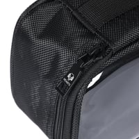 هارتس شنطة مكياج شفافة سوداء عملية-مقاس s