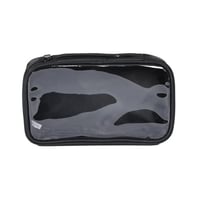 هارتس شنطة مكياج شفافة سوداء عملية-مقاس L