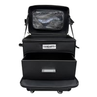 هارتس شنطة مكياج لتنظيم أدوات التجميل مع أدراج وسح...