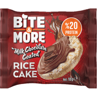 بايت اند مور - كيكة الأرز مغطاة بالشوكولاتة 18ج