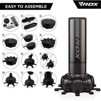 حقيبة ملاكمة بقاعدة قائمة بذاتها F6 Kara من RDX با...