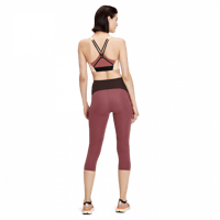 أون رننج بنطال ضيق بطول 3/4 -نسائي لون كرزي