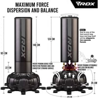 حقيبة ملاكمة بقاعدة قائمة بذاتها F6 Kara من RDX با...