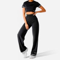 بنطال رياضي نسائي واسع الساقين هايبرد من سكوات وول...