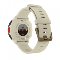 بولار - ساعة لياقة Pacer أبيض سحابي