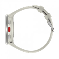 بولار - ساعة لياقة Pacer Pro أبيض/أحمر