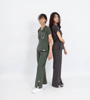 طقم سكراب باللون الزيتي