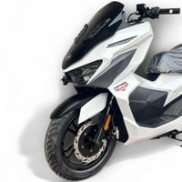 دراجة دباب Sym 200Cc لون ابيض motorcycle