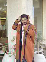 فروة جوخ ملكية بتطريز جلدي فاخر