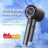 مروحة يدوية قابلة لإعادة الشحن Type-C