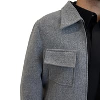 جاكيت الون رصاصي فاتح