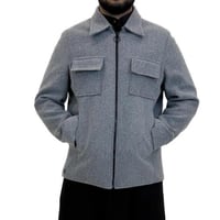 جاكيت الون رصاصي فاتح