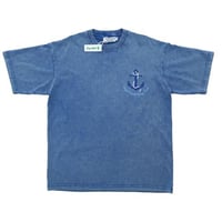 تيشيرت أزرق مزين باسم القوات البحرية - للأطفال