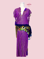 حزام رقص الملكة شهرزاد (مميز جداً) (حياكة يدوية أص...