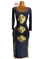 بدلة رقص الملكة سكرة (ذهبي)