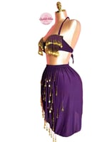 بدلة رقص الملكة سنيوره (بنفسجي)