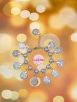 خلخال الفنانة هند رستم مميز (لون فضي)