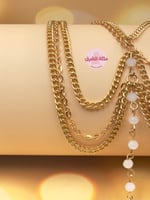 خلخال مع وصلة أصبع للملكة نواعم