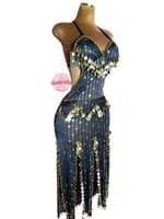 بدلة رقص ملكة الذهب (ذهبي مميز)