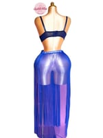 بدلة رقص الملكة فُلّة (أزرق)