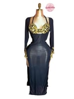 بدلة رقص الملكة سمسمة (قطعتين) (أسود)