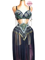 بدلة رقص الملكة كاراميلا (أسود)