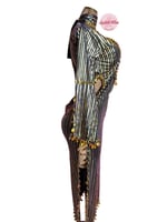 بدلة رقص الملكة غادة عبدالرازق (ذهبي) (3 قطع)