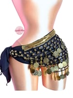 حزام رقص سكرّة (ذهبي) (حياكة يدوية أصيلة)