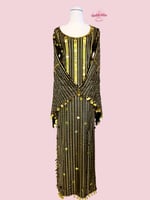 بدلة رقص ملكة الشرق (ذهبي) (حزام مجاناً)