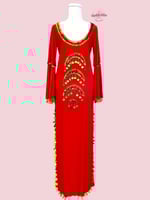 بدلة رقص الملكة هيفاء وهبي بنت البلد (أحمر)