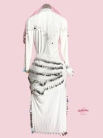 باقة العروسة (ابيض فضي) (4 قطع)