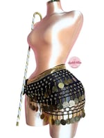 حزام رقص سكرّة (ذهبي) (حياكة يدوية أصيلة)