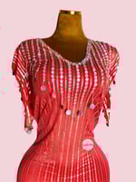 بدلة رقص شرقي نانسي مميز (احمر)