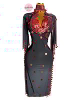 بدلة رقص الملكة فيفي عبده (5 مواه) (3 قطع)