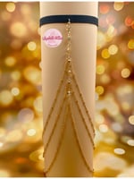 ربطة فخذ أنيقة (لون ذهبي)