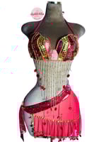 بدلة رقص ملكة الشقاوة (أحمر)