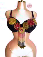 بدلة رقص الملكة فُلّة (أسود)