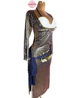 بدلة رقص الملكة نانسي الدلوعة! (3 قطع) (أسود)