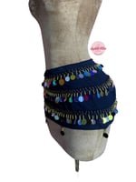 حزام رقص الفرفشة (ملون) (حياكة يدوية)