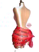 حزام رقص غنوة (4 أدوار) (حياكة يدوية أصيلة)