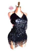 بدلة رقص الملكة توتو (أسود)