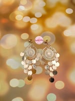 حلق الفنانة فيفي عبده (ذهبي)