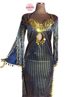 بدلة رقص الملكة غادة عبدالرازق (ذهبي) (3 قطع)