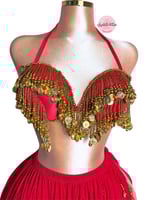 بدلة رقص الملكة سنيوره (أحمر)