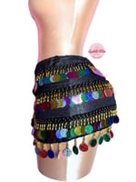 حزام رقص سلطانة مميّز (ذهبي) (حياكة يدوية أصيلة)