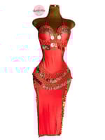 بدلة رقص الملكة قشطوطة! (أحمر)