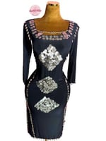 بدلة رقص الملكة سكرة (فضي)